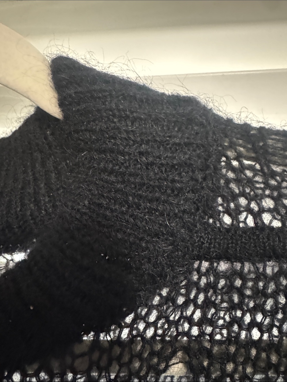 RICK OWENS Tommy Open Knit Sweater size M - Picture 6 of 12